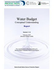 An image of the front cover of the Water Budget
